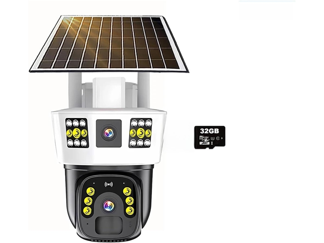 Câmera Ip Solar Externa com Bateria Integrada, 4 Mp, 6k, Ptz, Detecção de Movimento. SFUSHOS