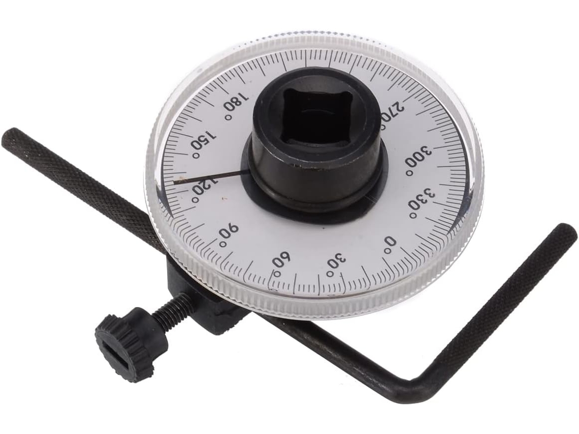 Chave de torque angular automática de 1/2 polegada com medidor ajustável