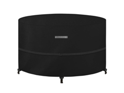 Funda para Móveis de Jardim Redonda 420d Oxford Ø130x74cm Resistente ao Vento e Transpirável S/MARCA