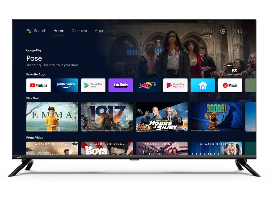 TV KUNFT K8415H40F (Outlet Caixa Aberta - LED - 40'' - 102 cm - Full HD - Android TV)