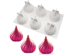 Molde De Silicona 3d Para Bolo E Chocolate Forma De Cebola Ferramenta De Decoração Comestível Reutilizável