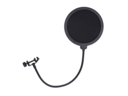 Filtro Antipop Para Microfone Com Pescoço De Cisne Flexível E Malha Dupla, Protetor De Vento Para Microfone