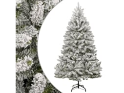Árvore de Natal artificial articulada c/ flocos de neve VIDAXL (210 cm)