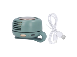 Ventilador Usb Portátil Recarregável Silencioso Verde