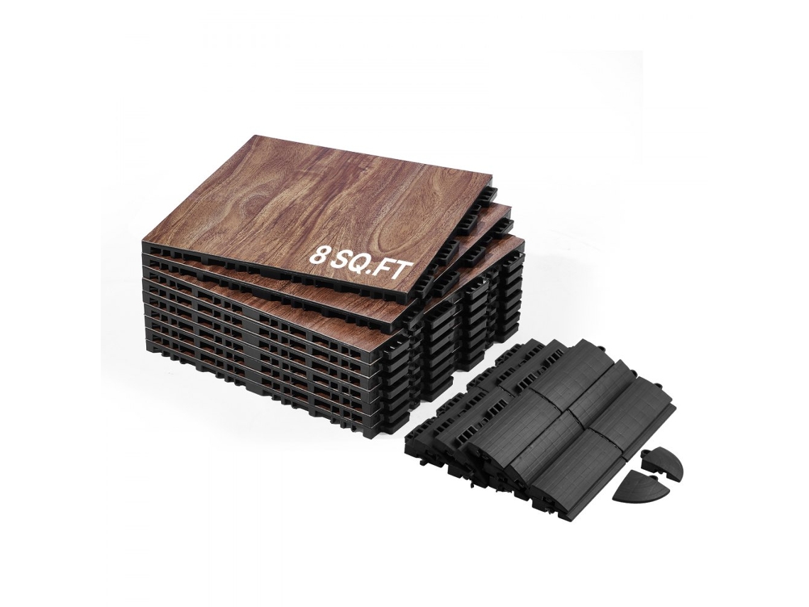 Conjunto De Piso Modular, Tapetes De Treino E Placas Antiderrapantes Para Ginásio E Estúdios Tekmaquinas