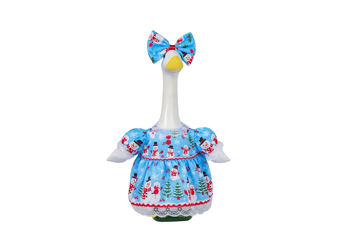 Laxiscreed Decoração De Natal E Halloween Para Varanda Com Galo 23 Polegadas, Conjunto De Fantasia Azul