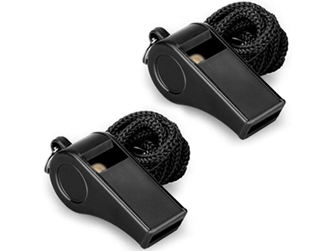 2 Pacotes De Apitos De Plástico Com Cordão, Som Alto E Nítido Ideal Para Treinadores, Árbitros E Oficiais