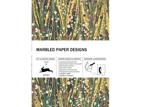 Livro Marbled Paper Designs de Pepin Van Roojen (Inglês)