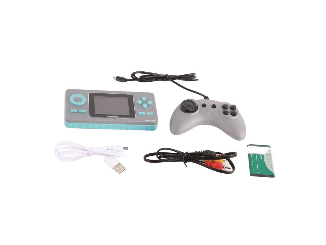 Primerox console de Jogos Portátil Retrô Recarregável com 520 Jogos Clássicos Nostálgicos Mary Contra