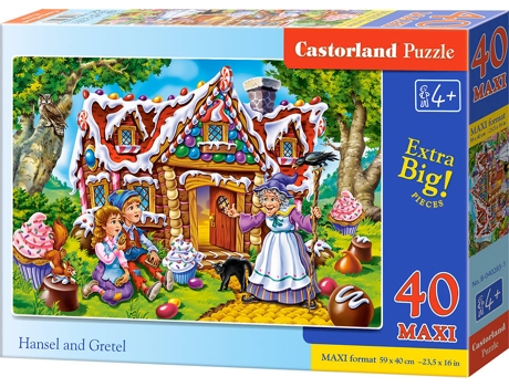 Puzzle  Hansel and Gretel (40 Peças)
