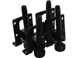 Tofficu Conjunto De 4 Pés Niveladores Móveis Ajustáveis E Resistentes Com Superfície Antiderrapante Design Em Ângulo