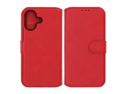 Capa Carteira Magnética Rv Para Iphone 17 Vermelha