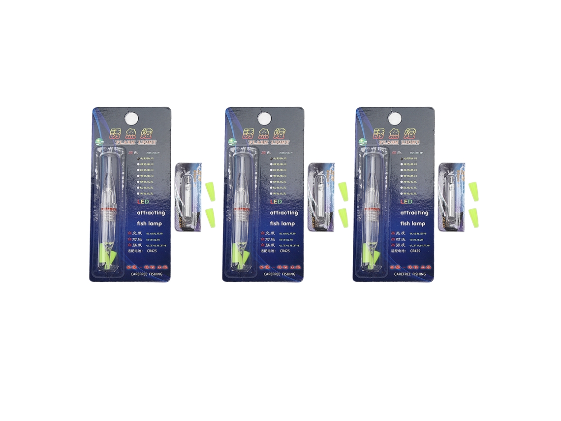 Lâmpada de Pesca Led À Bateria À Prova D'água