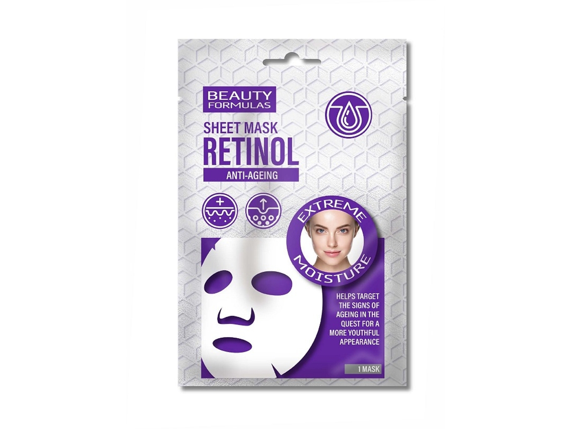 Retinol Enhanced Anti Ageing Facial Sheet Mask Beauty Formulas