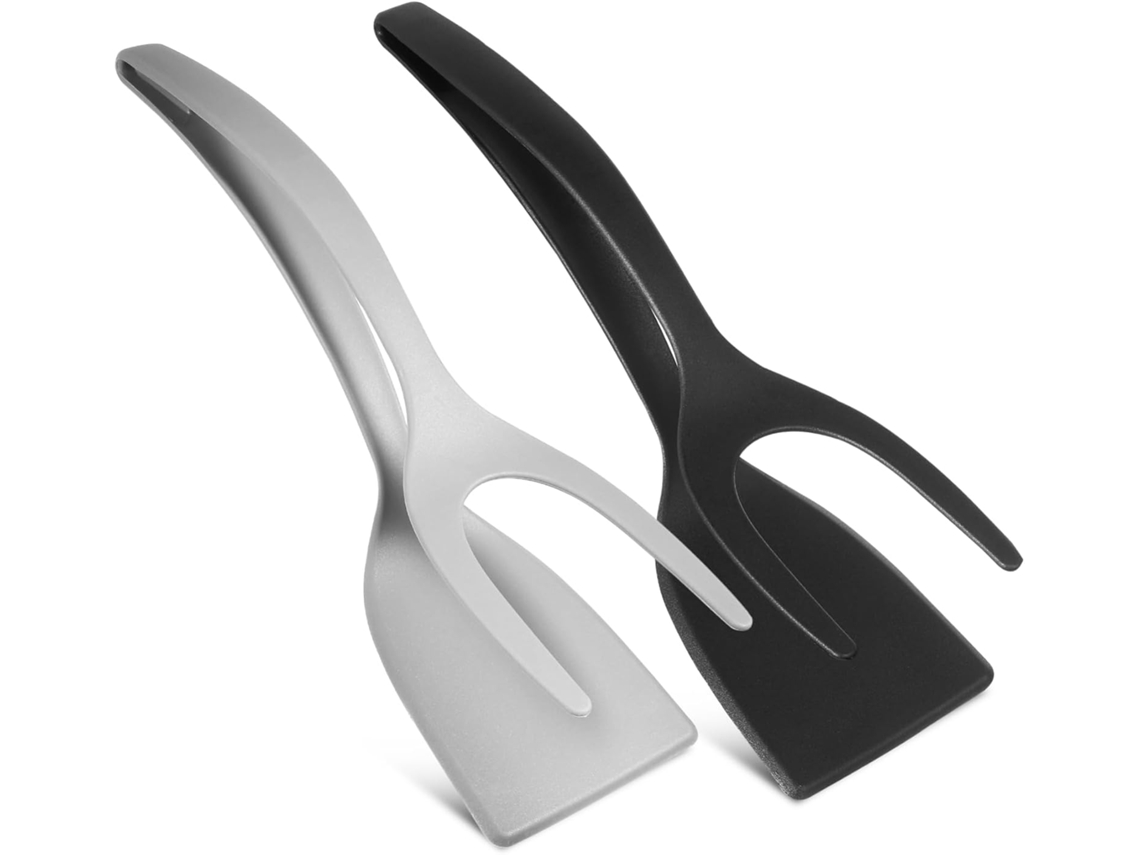 Espátula Toyandona De 2 Peças Com Pinça E Para Virar, Pinça De Cozinha Para Churrasco E Bife, Utensílios De Cozinha