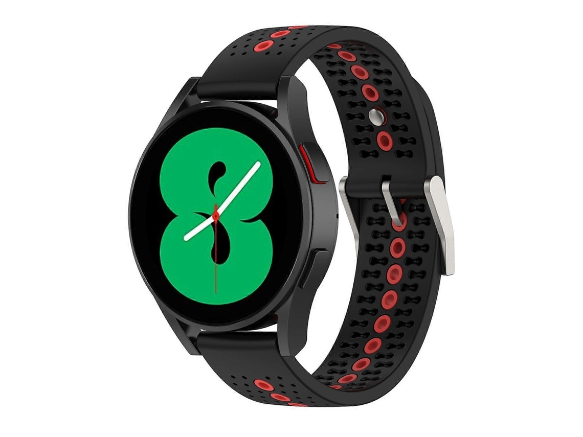 Pulseira De Silicone Respirável Bicolor De 41 Mm Para Samsung Galaxy Watch 3