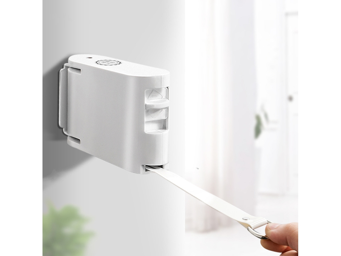 Varal dobrável Slowmoose White, 1 a 2 rodas para varal