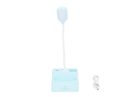 Bj-lâmpada De Escritório Led Para Estúdio Com Toque, Carregador Usb, Porta-papéis E Luz Ajustável Branca/quente/azul