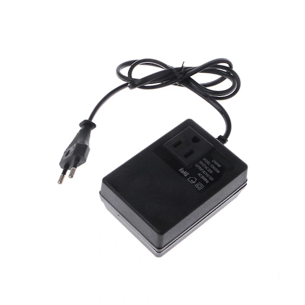 Adaptador De Viagem Conversor De Tensão Ca 200w 220v Para 110v Com Plugue Ue