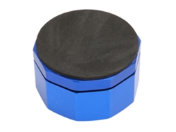 Caja De Armazenamento Para Parafusos Com Rotação De 360 Graus Kgx 708 Com 10 Compartimentos, Base Rotatória Leve Azul