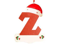 Decoração De Natal Laxiscreed Com Letra Z Para Festas E Ambientes Natalícios