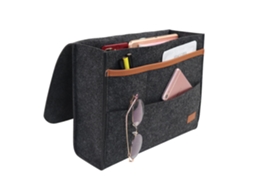 Bolsa Organizadora Com Bolsos Para Cama Em Feltro