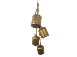 Metal Decorativo Estilo Desgastado Dourado