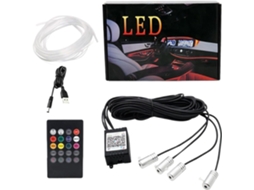 Luzes De Ambiente Para Carro – Borracha Macia 25x15, 5x4cm