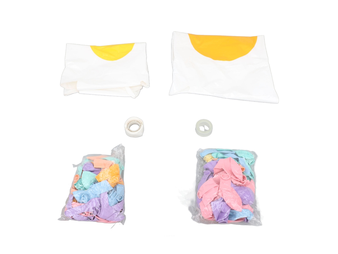Kit de Arco de Guirlanda de Balões Margarida Pastel Macaron Casamento Aniversário Decoração Fácil S/MARCA