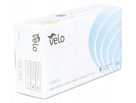 Luvas De Vinil Velo Tamanho M, 100 Unidades Protetores Seguros E Higiênicos Para Seus Mões Skamex