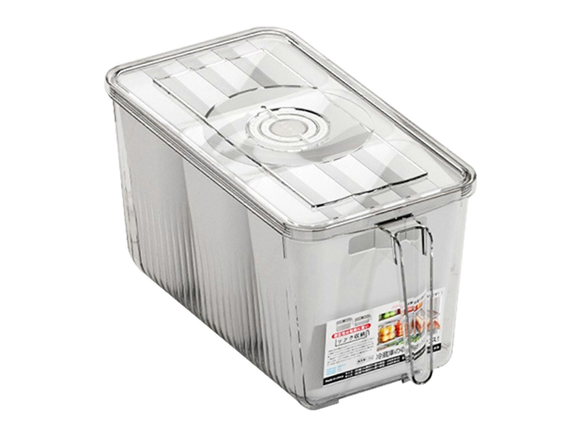 Caixa Organizadora Para Geladeira Whitedrawer Com Compartimento Interno, Multifuncional, Para Guardar Geladeiras E Acessórios De Cozinha.
