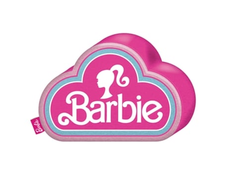 Almofada Com Logótipo E Silhueta Da Barbie Rosa 40 X 28 Cm Arditex