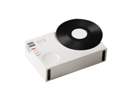 Toca discos Vintage LAXISCREED Bluetooth com Relógio