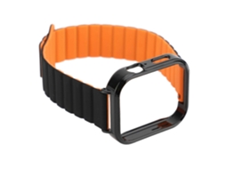 Pulseira Magnética De Silicone Com Caixa Preta, Pulseira De Substituição Para Relógio Inteligente Com Liberação Rápida Olysi Shop