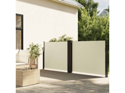Vidaxl Toldo Lateral Retrátil 100x1000 Cm Creme