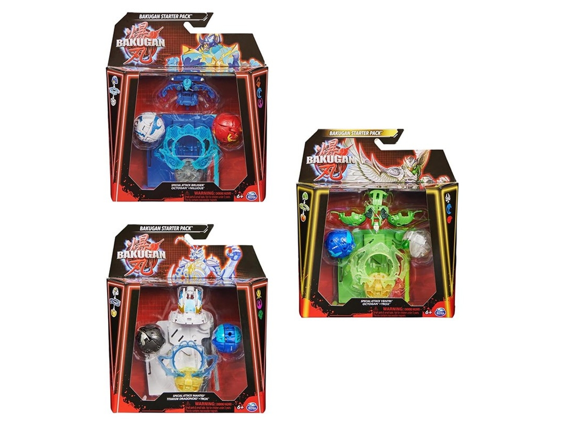 Bakugan Starter Pack BAKUGAN (Idade minima recomendada: 6 anos)