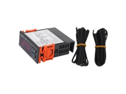Controlador De Temperatura Digital Com Duas Sensores E Tela Led Para Geladeira Freezer 220vac