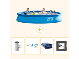Intex Piscina Easy Set Redonda - 457x84 Cm - 5-peças S217