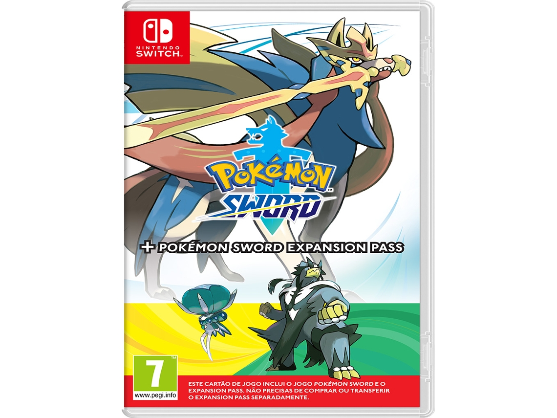 Jogo Nintendo Switch Pokémon Sword + Expansion Pass