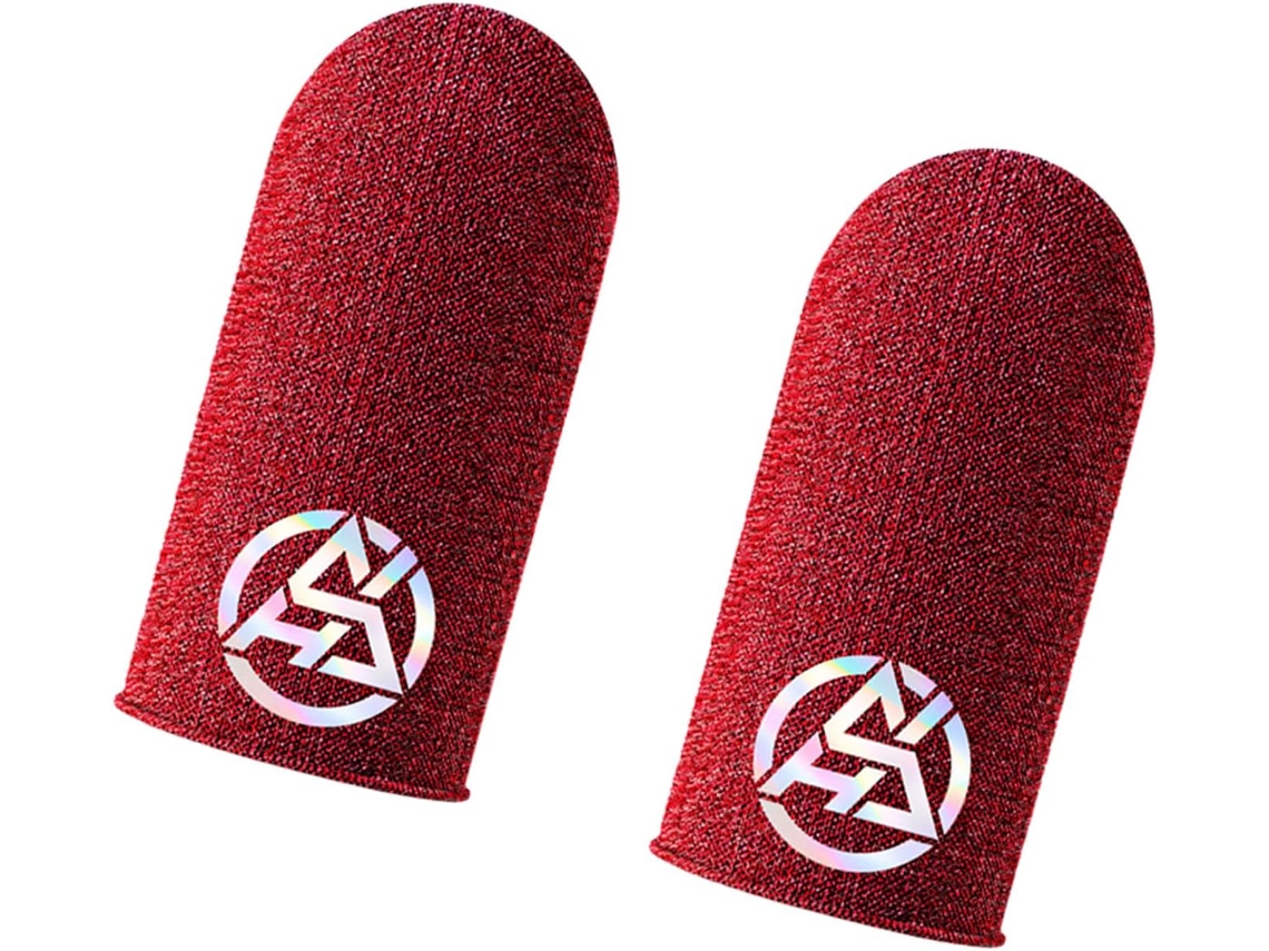 Conjunto De 2 Dedeiras Fibra Prateada Para Melhorar A Sensibilidade Ao Toque E Absorção Suor Em Jogos Celular