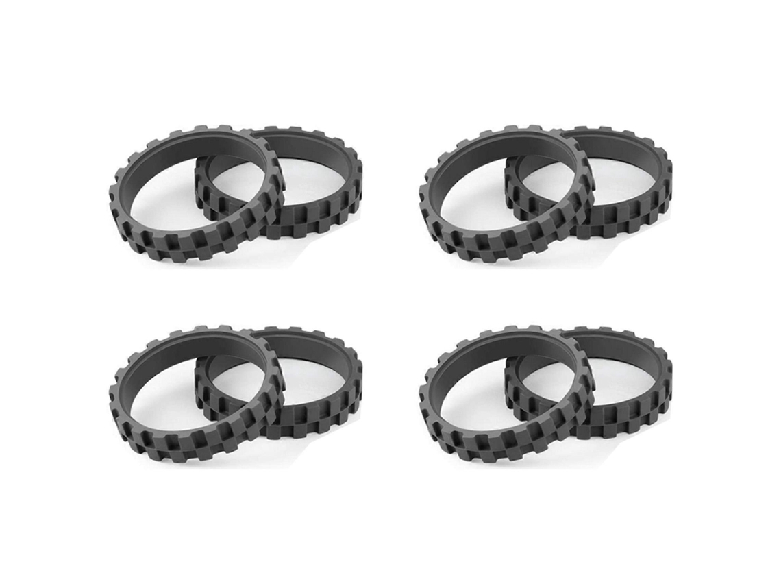 8pcs Tires For Irobot Roomba Wheels 500 600 700 800 And 900 Series Anti slip, Great Adhesion And Easy Assembly