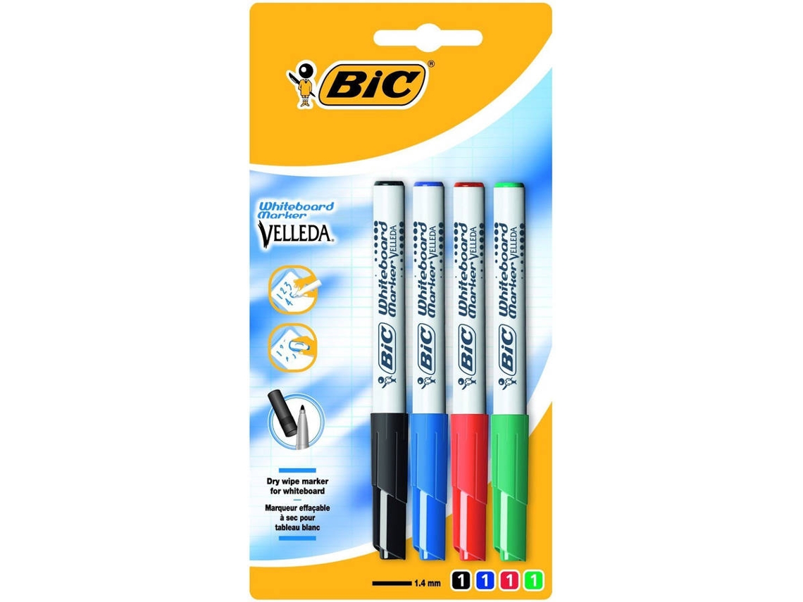 Marcadores BIC Velleda Whiteboard Multicor