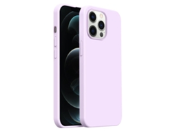 Capa De Silicone Líquido Ultra Fina Para Iphone 12 Pro Max - Cobertura Total - Magsafe