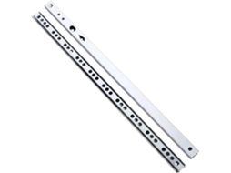 Conjunto De 2 Trilhos Deslizantes Silenciosos Aço Para Gavetas, Com 17 Polegadas De Largura 2 Peças, 310mm, Cor Prata