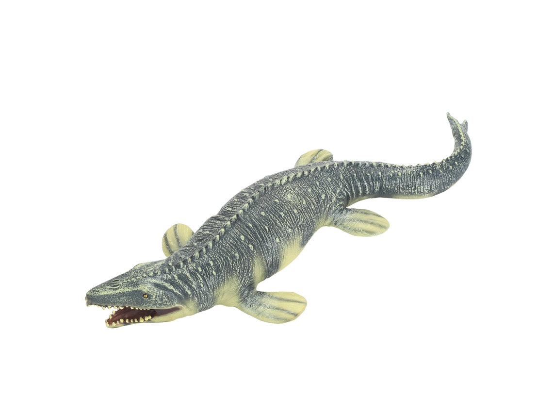 Mali brinquedo de Dinossauro Mosassauro Realista Grande Educacional de Borracha com Detalhes