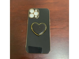 Capa de Telefone EOOCOO (suporte de Coração Eletroplatado)