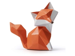 Estatua De Zorro Geométrico Escultura Decorativa Moderna Regalo Navidad Cumpleaños Arte Animal