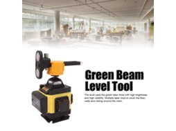 Laxiscreed Nível A Laser Verde 360° Com Projeção De Linhas E Controle Remoto