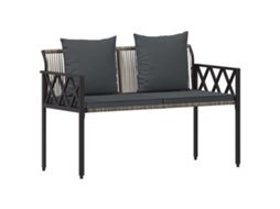 Maison Exclusive - Bancos De Exterior 2 -seater 116 X 56 X 75 Cm Vime Pe