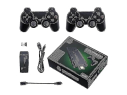 Console De Videogame Retrô M8 Com Dois Controles Sem Fio, 4k, 10.000 Jogos, 64 Gb Ly Ebike